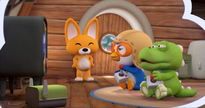 뽀로로 컴퓨터 왕국 대모험. 웨이브 제공