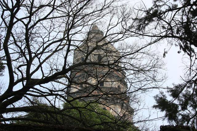 냉향각 후원에서 바라본 호구탑. ⓒ최종명