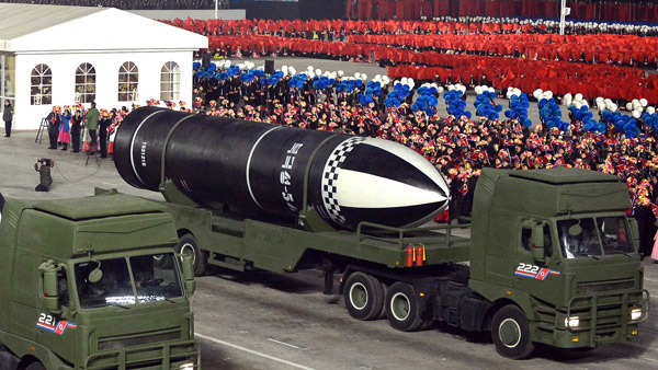 북한 신형 SLBM [자료사진]