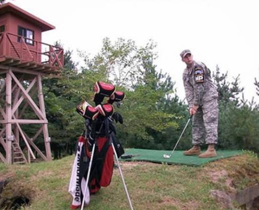 가장 살벌한 골프코스인 파3홀.