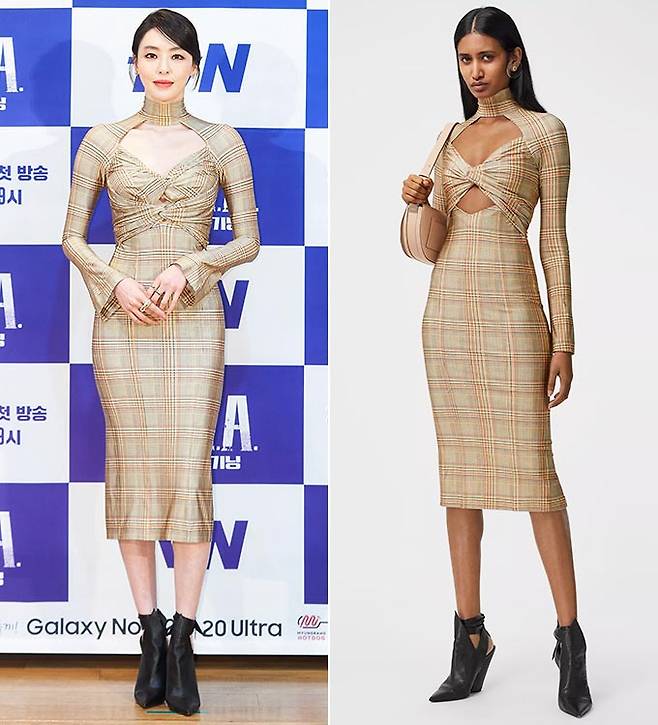 배우 이다희/사진제공=CJ ENM, 버버리(Burberry)