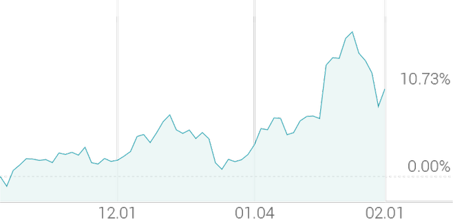 3개월 등락률 +10.71%