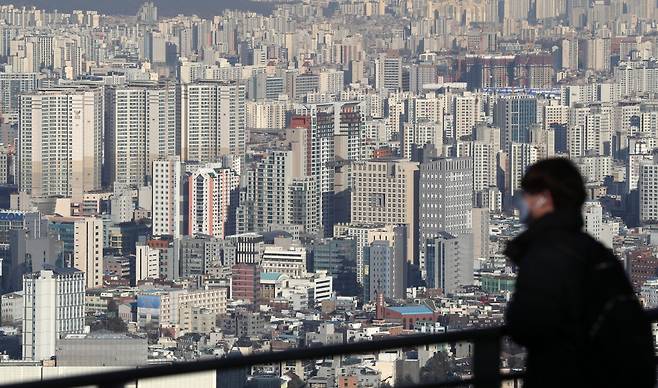 서울 시내 아파트 단지 전경. /사진제공=뉴스1