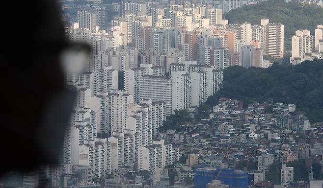 서울 남산N타워에서 바라본 강북 일대의 모습. [헤럴드경제DB]