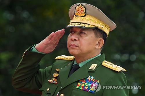 민 아웅 흘라잉 미얀마군 최고사령관(자료사진) [AFP=연합뉴스]