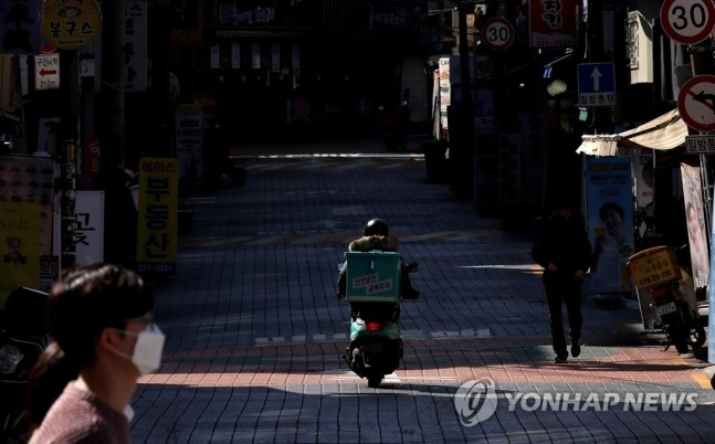 배달 오토바이(기사 내용과 직접적인 관계없음). 연합뉴스