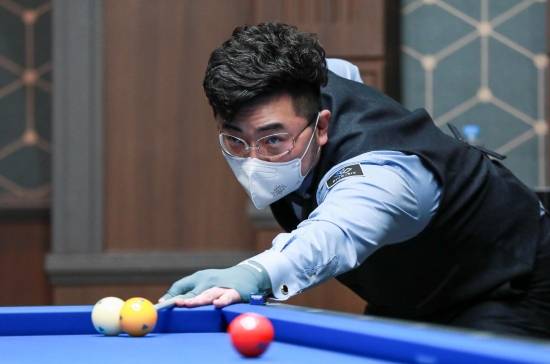 안지훈이 허정한을 꺾고 그랑프리 파이널 예선 A조 2승을 기록하며 준결승에 선착했다.(사진=파이브앤식스)