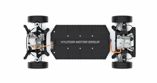 현대자동차 전기차 전용 플랫폼 E-GMP.<현대차 제공>