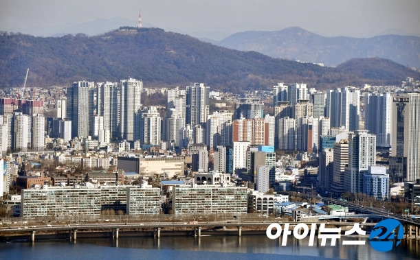 서울 도심 아파트 단지 전경. [사진=정소희 기자]