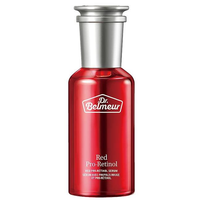 피부 자극을 최소화한 포뮬러의 주름 개선 에센스. 레드 프로 레티놀 세럼, 3만5천원, Dr.Belmeur.
