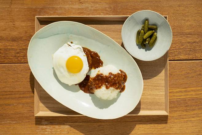 Salisbury steak Korean style or Hamburg steak (Courtesy of Diana Kang)