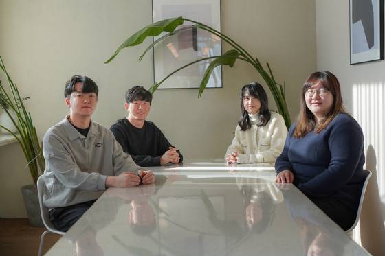 The members of public advertising group Balgwang, which started the missing children's campaign in subways. [JEON TAE-GYU]