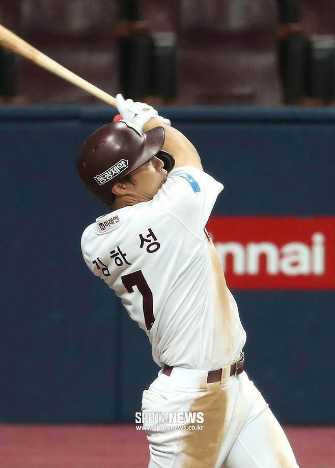 ▲ 키움 히어로즈가 김하성의 등번호 7번을 임시 결번으로 남겨뒀다. ⓒ 곽혜미 기자