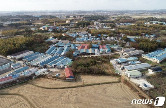 전북 익산시 왕궁 축산단지. /뉴스1