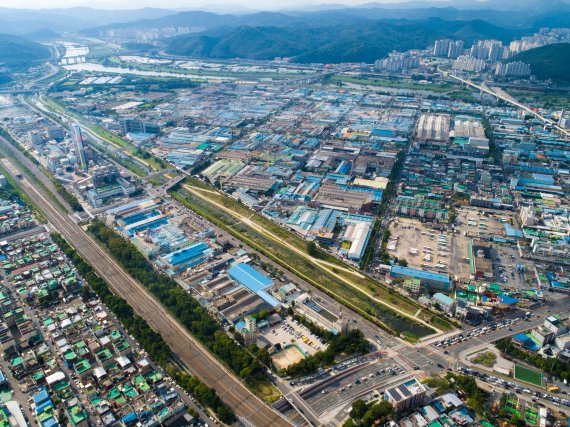 대구염색산업단지 전경. 사진=대구염색산업단지관리공단 제공