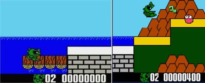 (와간랜드! 입으로 글자를 써서 적을 마비시킨다!)