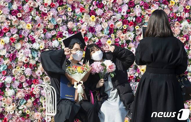 22일 열린 동신대 졸업식. © News1