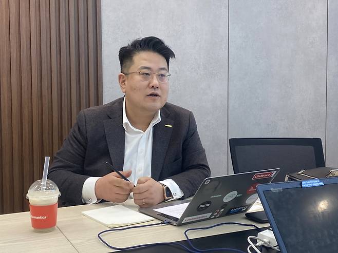 LifeSemantics CEO Song Seung-jae (Lim Jeong-yeo/The Korea Herald)