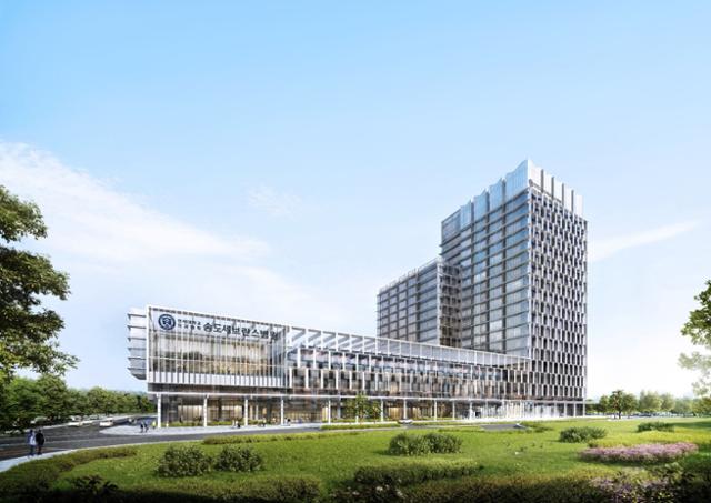 연세대가 2026년까지 인천 송도국제도시에 짓기로 한 송도세브란스병원 조감도. 인천시 제공