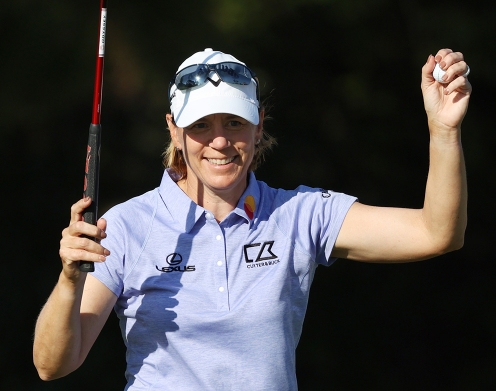 2021년 미국여자프로골프(LPGA) 투어 게인브리지 LPGA 대회에 출전한 안니카 소렌스탐. 사진제공=Getty Images/LPGA