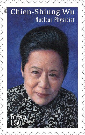 중국계 여성 핵물리학자 우젠슝을 기념해 발행된 미국 우표 /USPS