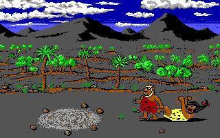 (투포환 대신 여자 원시인을 던지는 모드. 지금 시점이라면 여혐 시비가 일고도 남았을 듯...)