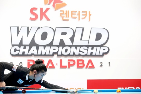 월드챔피언십 우승을 향해 가고 있는 김가영. 사진=PBA 제공