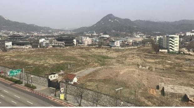 Korean Air’s plot in Songhyeon-dong, in central Seoul’s Jongno (Yonhap)