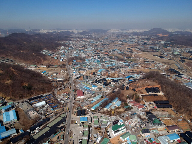 광명·시흥 지구 일대. <한겨레> 자료사진