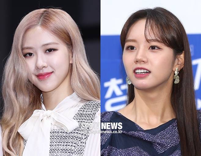 ▲ 블랙핑크 로제(왼쪽), 혜리. ⓒ곽혜미 기자