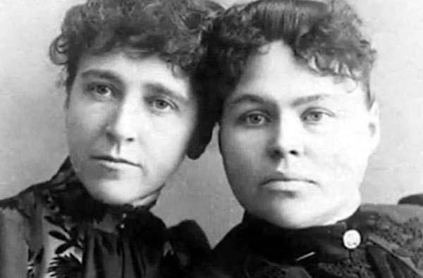 보든 자매. 왼쪽이 언니 엠마, 오른쪽이 리지.