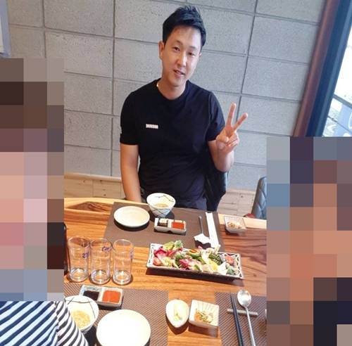 통영해양경찰서 소속 고(故) 서보민 경장이 생전 친구들과 어울리는 모습. 유족 제공