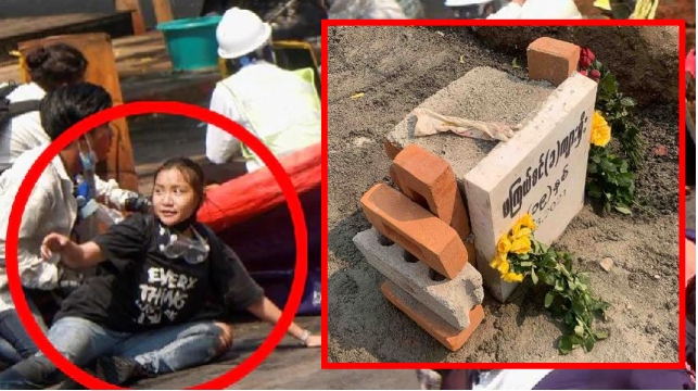 차가운 시멘트 무덤으로 뒤바뀐 미얀마 민주화 운동 희생자의 무덤