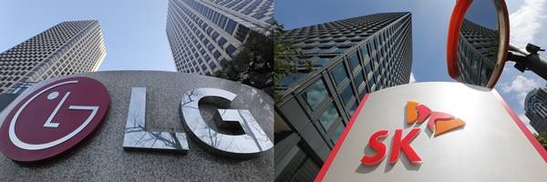 LG 여의도 트윈타워(왼쪽)와 SK 서린사옥. /사진=뉴스1