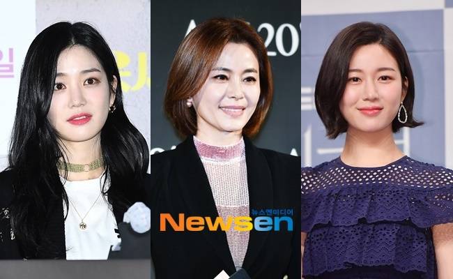 왼쪽부터 이유비 견미리 이다인