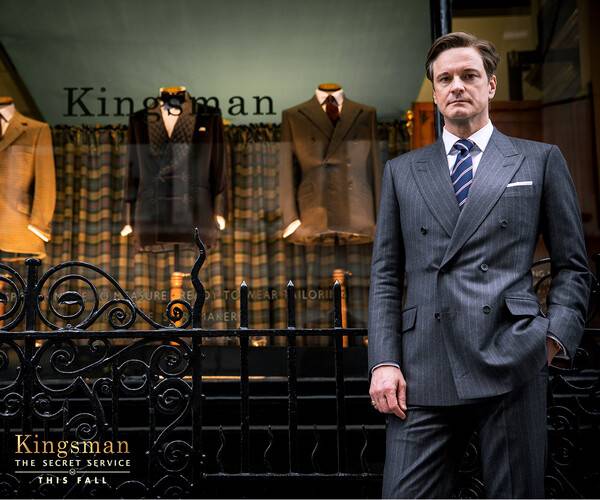 세계적인 슈트 붐을 일으킨 영화 <킹스맨:시크릿 에이전트>의 콜린 퍼스. 사진 20세기 폭스 코리아 제공