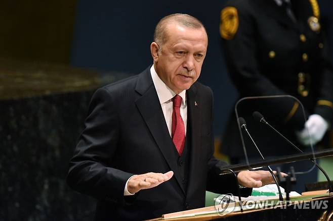 레제프 타이이프 에르도안 터키 대통령 [AFP=연합뉴스 자료사진]