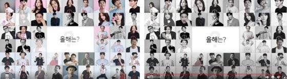 중앙선거관리위원회는 지난해 3월 13일 ‘총선 투표 프로젝트 영상’에서 연예인들이 분홍색 장미를 든 영상을 공개했다. 하지만 4일 뒤 해당 화면을 흑백으로 수정했다. 중앙선관위