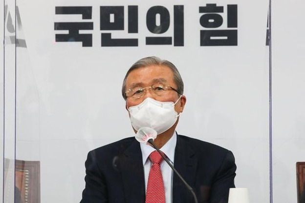 국민의힘 김종인 비상대책위원장이 지난 22일 오전 국회에서 열린 비상대책위원회의에서 발언하고 있다. /연합뉴스