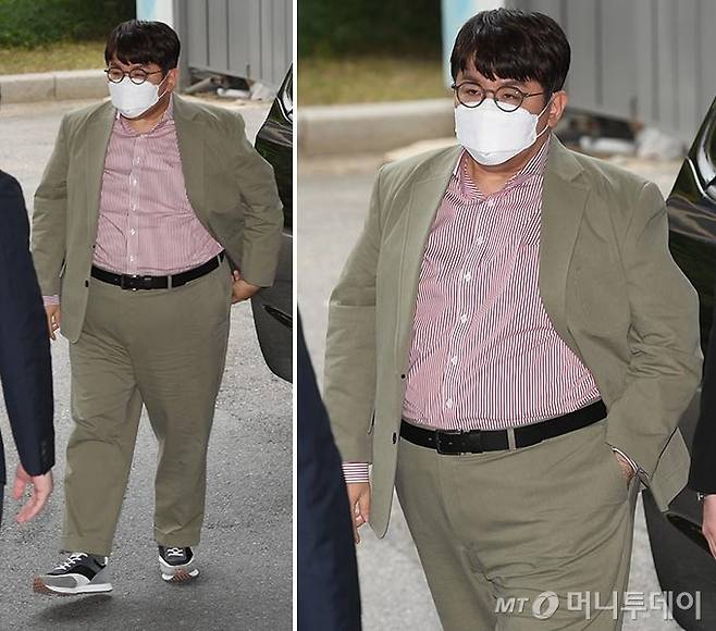 2020년 빅히트엔터테인먼트 상장기념식에 참석한 방시혁 의장 모습/사진=머니투데이 DB