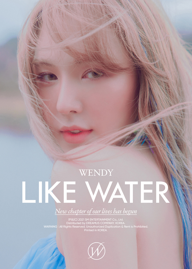 Red Velvet Wendy debuts as Solo singerWendys first Solo album Like Water (Like Water) will be released on April 5.It is expected to attract the attention of music fans because it contains five songs containing genuine messages and warm emotions.Wendy has proved to be a vocalist with charming Timbre and excellent singing ability through many Solo songs such as collaboration and drama OST as well as Red Velvet activities.MC, animation dubbing, etc., as they are performing versatile activities, this new appearance to show with this Solo album is more anticipated.