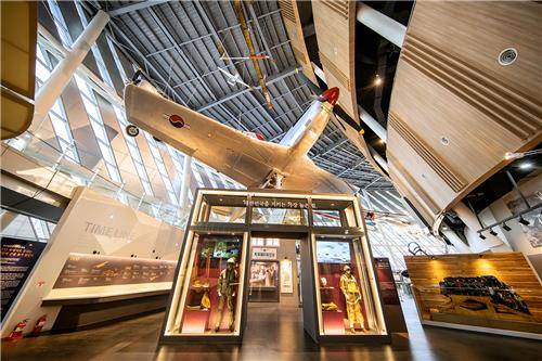 국립항공박물관 전시관 내부 [국립항공박물관 제공]