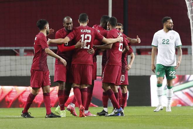 카타르 축구, 만만찮네..아일랜드와 무승부, 유럽 3연전 2승1무