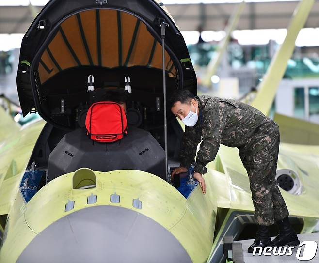 한국형 전투기(KF-X) 시제기. (공군 제공) 2021.3.2/뉴스1