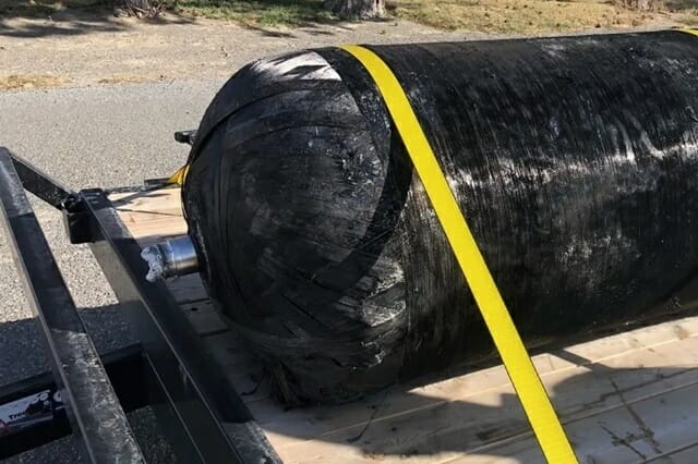 스페이스X의 로켓 파편이 미국 워싱턴 주의 한 농장에서 발견됐다. (사진=미 그랜트카운티 보안관 사무소)