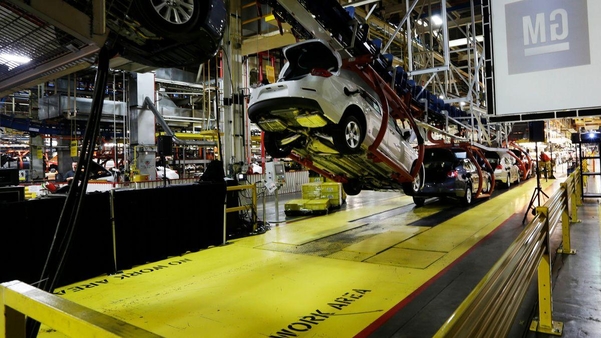차량용 반도체 부족 여파로 지난 2월 생산을 중단한 GM 캔자스주 공장./GM 제공