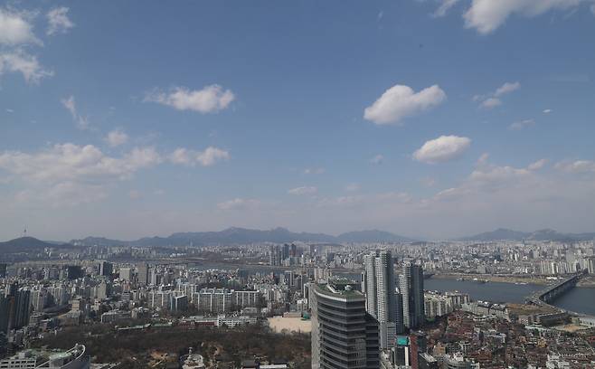 서울시 강남구 삼성동 일대의 모습. [연합]