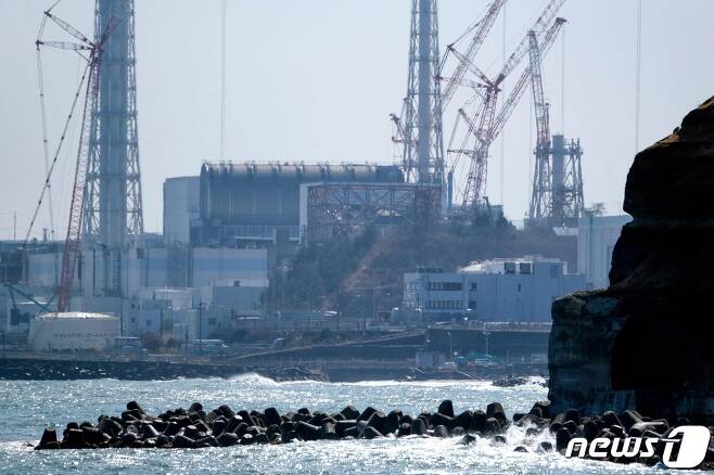 후쿠시마 제1원전의 모습. © AFP=뉴스1