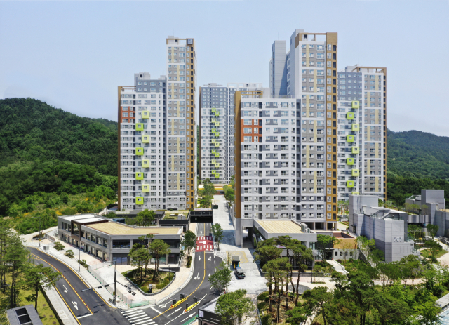2020 한국건축문화대상에서 공동주거 부문 대상을 수상한 ‘경북도청신도시 코오롱하늘채’
