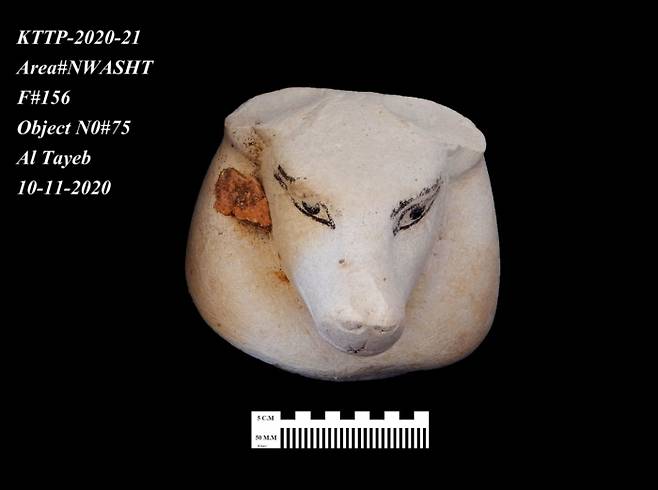이집트 남부 룩소르에서 발견된 고대 도시 아텐의 유적들. 자히 하와스 연구팀 제공|로이터연합뉴스